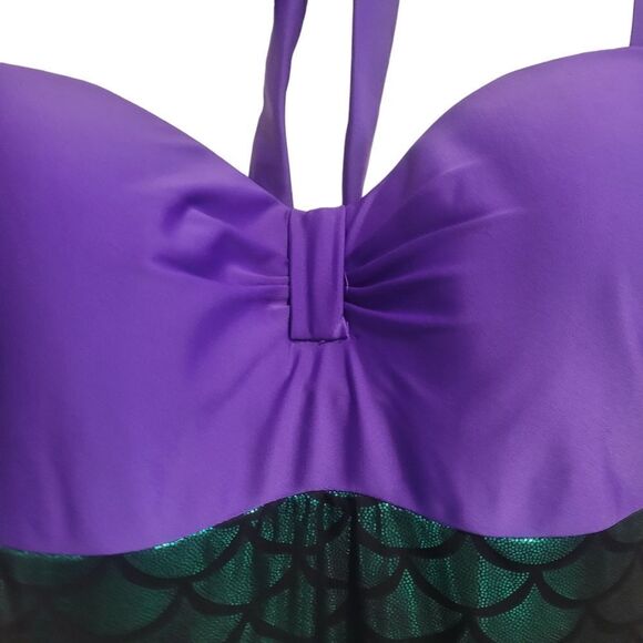 Women Halter Top Mermaid Swimsuit - Picture 3 of 6